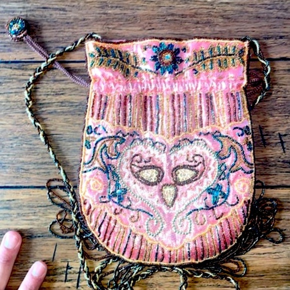 Vintage Handbags - Beaded bag 💖 handmade bag vacation bag summer bag crossbody bag messenger bag